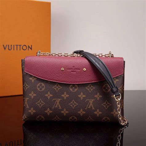 maroon Louis Vuitton bag